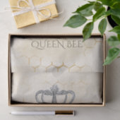  koningin Bee Royal Crown Gold Honeycomb Tissuepapier (Geschenk)