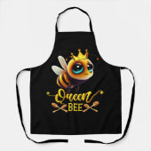 Koningin Bee Royal Crown Hive Honey Beekeeping Bee Schort (Voorkant)