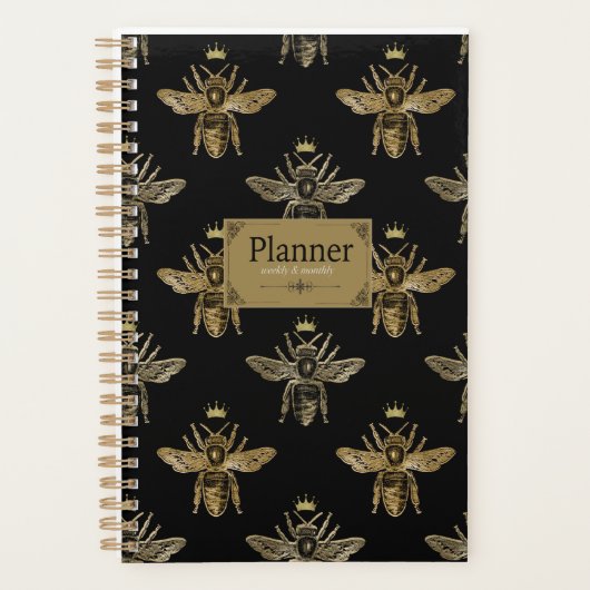 Koningin Bee Stijlplanner. Planner (Voorkant)
