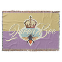 Koningin Bij Honey Goud Worpdeken