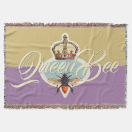 Koningin Bij Honey Goud Worpdeken Deken