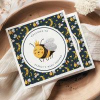 Koningin Bij Honing Bij Schattige Baby Borrel