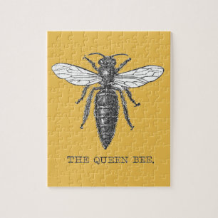 Koningin Bij Illustratie Insect Legpuzzel