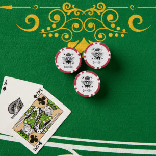 Koningin Bij – Mystiek Tarot Embleem Poker Chips