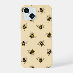 Koningin Bij Patroon iPhone 15 Hoesje