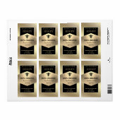  koningin bijenkoningin honingpot etiket (Full Sheet)