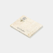  koningin-bijenkop-honingbijen post-it® notes (Schuin)