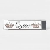 "Koningin" Bureau Naambordje (Voorkant)