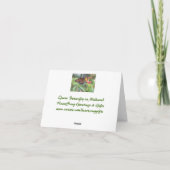 Koningin Butterfly Notecard Kaart (Achterkant)