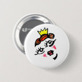 Koningin Button (Voorkant /achterkant)