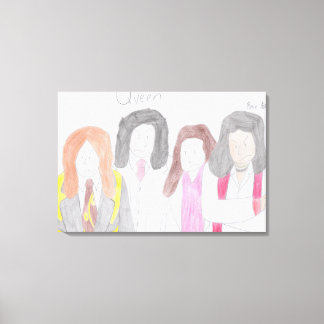 koningin canvas afdruk