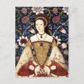 Koningin Catherine Parr - Portret Briefkaart (Voorkant)