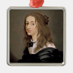 Koningin Christina van Zweden 1652 Metalen Ornament