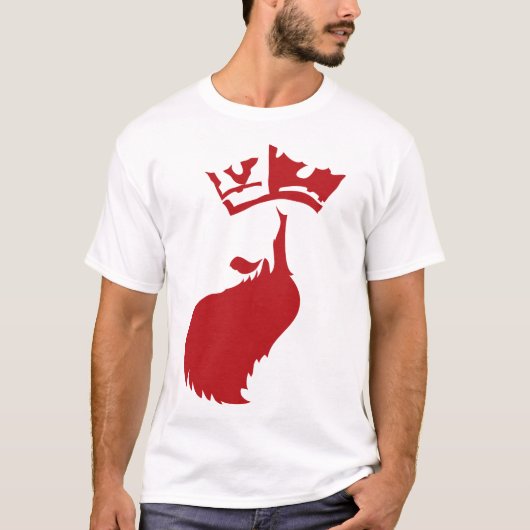 Koningin der Beard T-shirt (Voorkant)