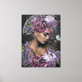 koningin der bloemen canvas afdruk