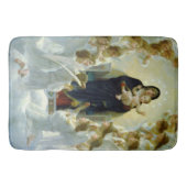 Koningin der Engelen (door Bouguereau) Badmat (Voorkant)