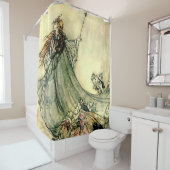 “Koningin der feeën” door Arthur Rackham Douchegordijn (In situ)