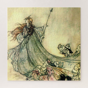 “Koningin der feeën” door Arthur Rackham Legpuzzel
