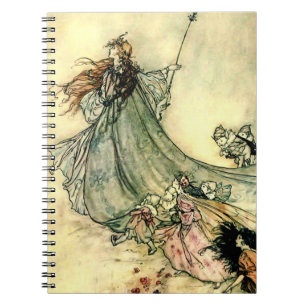 “Koningin der feeën” door Arthur Rackham Notitieboek