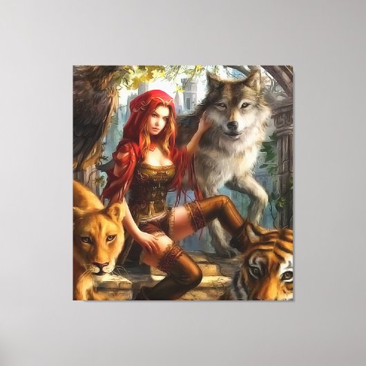 Koningin der Monsters Canvas Afdruk (Voorkant)