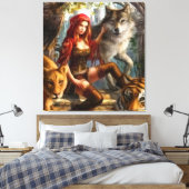 Koningin der Monsters Canvas Afdruk (Insitu (Slaapkamer))