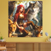 Koningin der Monsters Canvas Afdruk (Insitu (Woonkamer))