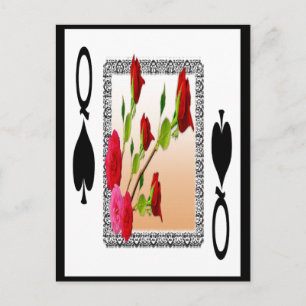 Koningin der Spades Briefkaart