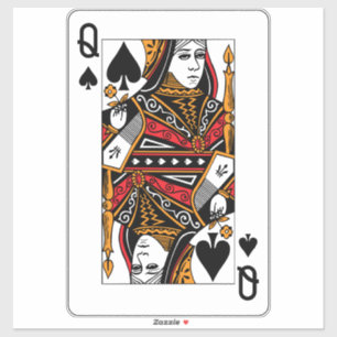 Koningin der Spades Sticker