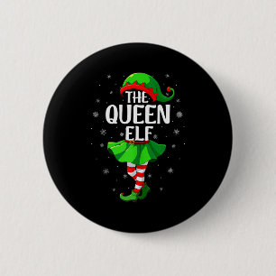 Koningin Elf Kerst Meisjes Vrouwen Elf Squad Kerst Ronde Button 5,7 Cm