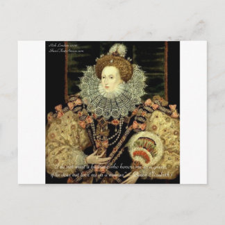 Koningin Elizabeth 1 Liefde/Eer Liefdescitaten Cad Briefkaart