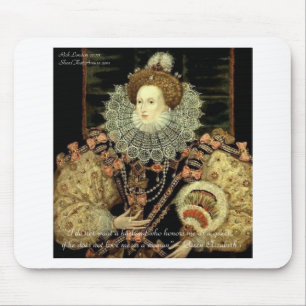 Koningin Elizabeth 1 Liefde/Eer Liefdescitaten Cad Muismat