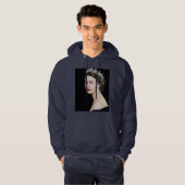 koningin elizabeth 2 hoodie (Voorkant volledig)