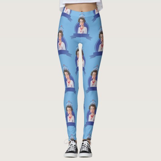 koningin elizabeth 2 leggings (Voorkant)