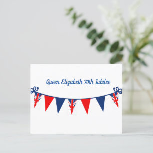koningin Elizabeth 70th Jubilee Briefkaart