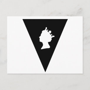 koningin elizabeth diamond jubilee briefkaart