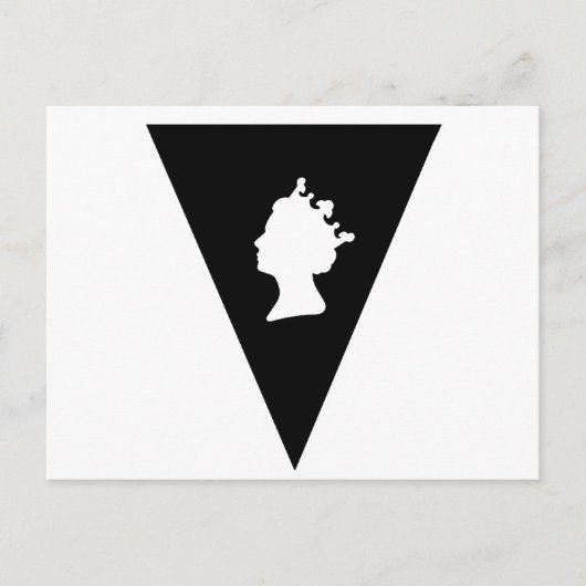 koningin elizabeth diamond jubilee briefkaart (Voorkant)