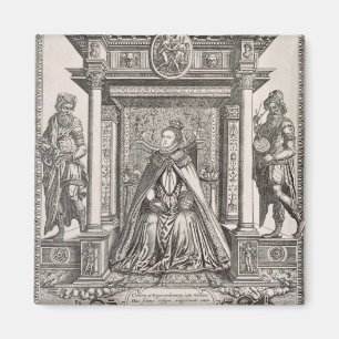 Koningin Elizabeth I (1533-1603) als Patron of Geo Magneet