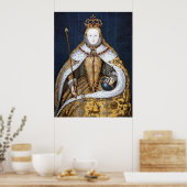 Koningin Elizabeth I: Coronatie Poster (Keuken)