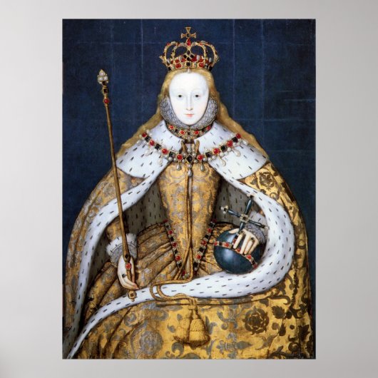 Koningin Elizabeth I: Coronatie Poster (Voorkant)