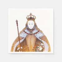 koningin Elizabeth I - historische illustratie