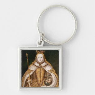 koningin Elizabeth I in Coronation Robes Sleutelhanger
