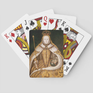 koningin Elizabeth I in Coronation Robes Speelkaarten