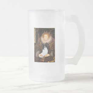 Koningin Elizabeth I - Papillon 1 Matglas Bierpul