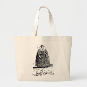 Koningin Elizabeth I Tudor Totebag Grote Tote Bag
