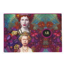 koningin Elizabeth II Blue Red Tribute