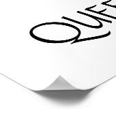 Koningin Elizabeth II, hulptekening Poster (Hoek)