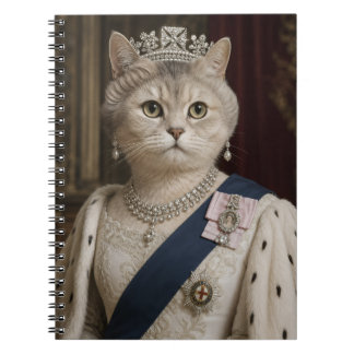 Koningin Elizabeth II kattenportret | Koninklijke Notitieboek