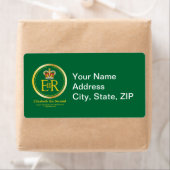 koningin Elizabeth II Reign Etiket (Insitu)