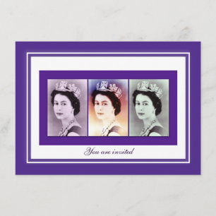 koningin Elizabeth II Reign Kaart