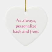 koningin Elizabeth II Reign Keramisch Ornament (Achterkant)